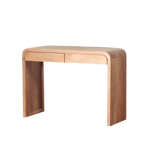 Curve Acacia Console Table